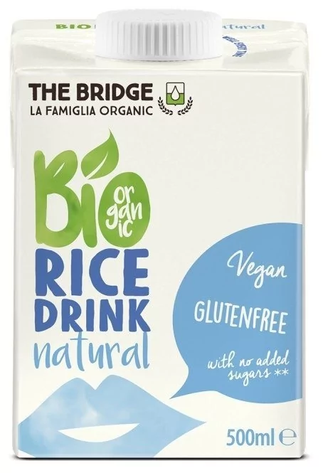 The Bridge Napój Mleko Ryżowe Naturalne BEZ GLUTENU 500ml