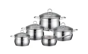 Garnki - Elo Komplet 5 garnków Platin 5903988201931 - miniaturka - grafika 1
