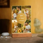 Ramki na zdjęcia - Lampka ramka L z wydrukiem na szkle akrylowym i podświetleniem LED - miniaturka - grafika 1