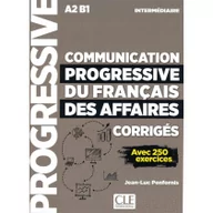 Książki do nauki języka francuskiego - Communication progressive du francais des affaires nieveau intermediaire A2-B1 klucz Penfornis Jean-Luc - miniaturka - grafika 1