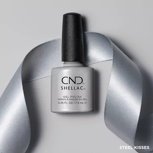 CND Shellac Steel Kisses 7,3ml - Lakiery hybrydowe - miniaturka - grafika 3
