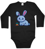 Body dla niemowląt - Body dziecięce Królik Zając Z Marchewką W Ziemi Dzień Marchewki 86/92 - miniaturka - grafika 1
