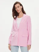 Marynarki i żakiety damskie - Vero Moda Marynarka Carmen 10287190 Różowy Boxy Fit - miniaturka - grafika 1