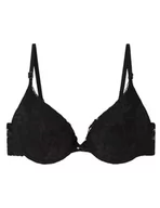 Biustonosze - Women'secret Wspaniały Biustonosz Push Up Koronka Czarny Kobieta, czarny, 90C - miniaturka - grafika 1