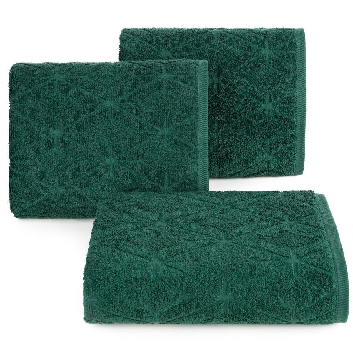 Ręcznik Sendi ciemnozielony 50x90 cm egipska bawełna elegancki komfort