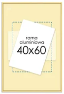 Ramki na zdjęcia - Złota rama aluminiowa 40x60 cm - miniaturka - grafika 1