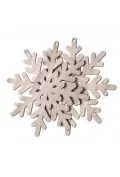 Zabawki kreatywne - Baza drewniana - śnieżynki - miniaturka - grafika 1