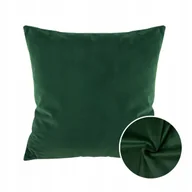 Poszewki na poduszki - Poszewka Butelkowa Zieleń 40X40 Na Poduszke Szafirowa Welurowa Duży Wybór - miniaturka - grafika 1
