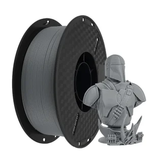 KINGROON 3D Printer HS-PLA Filament 1KG 1.75mm Wysoka płynność Materiał do druku 3D Degradowalny Ekologiczny Szpula Dokładność wymiarowa +/-0.02mm Standard 1 Rolka - Szary - Filamenty i akcesoria do drukarek 3D - miniaturka - grafika 1
