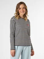 Bluzy damskie - Marie Lund - Damska bluza nierozpinana, niebieski|biały|wielokolorowy - miniaturka - grafika 1