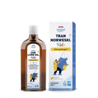 Witaminy i minerały - Osavi - Tran Norweski Kids, 500mg Omega 3, Cytryna, 250 ml - miniaturka - grafika 1