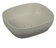 Umywalki - Vitra Outline Umywalka nablatowa 47,5x41 cm biały mat 5994B401-0016 - miniaturka - grafika 1