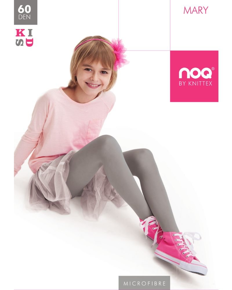 Noq by Knittex Rajstopy dziecięce Mary nero, 128/134