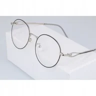 Okulary korekcyjne, oprawki, szkła - Okulary Lenonki z filtrem niebieskim BLUE LIGHT do komputera zerówki 2541-5 - miniaturka - grafika 1