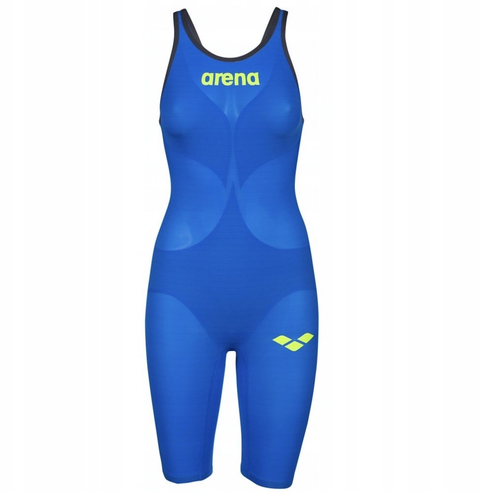 Arena ARENA STRÓJ STARTOWY WOMEN POWERSKIN CARBON-AIR2 OPENBACK ELECTRIC BLUE DARK GREY FLUO YELLOW 001128/853 UK24