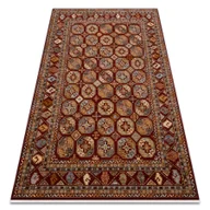 Dywany - Dywan KESHAN Frędzle, Ornament, ramka orientalny 7874/53588 bordo czerwony 200x290 cm - miniaturka - grafika 1