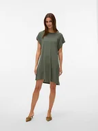 Sukienki - Vero Moda Sukienka w kolorze khaki - miniaturka - grafika 1