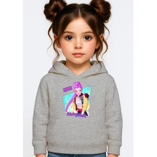 BLUZA DZIECIĘCA HUNTRIX RUMI KPOP 122-128 Z KAPTUREM BAWEŁNIANA JAKOŚĆ - Bluzy dla dziewczynek BLUZA DZIECIĘCA HUNTRIX RUMI KPOP 122-128 Z KAPTUREM BAWEŁNIANA JAKOŚĆ - Bluzy dla dziewczynek - miniaturka - grafika 1