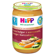 Dania dla dzieci - HIPP - BIO Kasza bulgur z warzywami mango i kurczakiem po 9 miesiącu - miniaturka - grafika 1