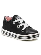 Buty dla dziewczynek - Primigi Sneakersy 3433744 M Czarny - miniaturka - grafika 1