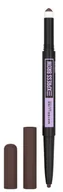 Akcesoria i kosmetyki do stylizacji brwi - Maybelline Brow Satin kredka do brwi podwójne odcień 04 Dark brązowy - miniaturka - grafika 1