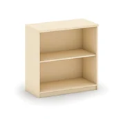 Regały biurowe - B2B Partner Regał biurowy Mirelli A+, 800 x 400 x 800 mm, brzoza CF F07410, CD060 - miniaturka - grafika 1