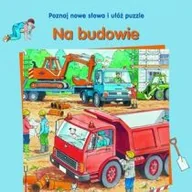 Baśnie, bajki, legendy - Olesiejuk Sp. z o.o. Fischer Gisela Na budowie. Poznaj nowe słowa i ułóż puzzle - miniaturka - grafika 1