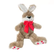 Maskotki i pluszaki - Euro Baby ZABAWKI Królik pluszowy brązowy 40 cm EBM0023-40 - miniaturka - grafika 1