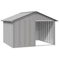 Budy dla psów - Lumarko Buda dla psa, szara, 116,5x103x81,5 cm, stal ! - miniaturka - grafika 1