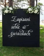 Wesele i ślub - Naklejka ślubna: Zapisani sobie w gwiazdach - miniaturka - grafika 1