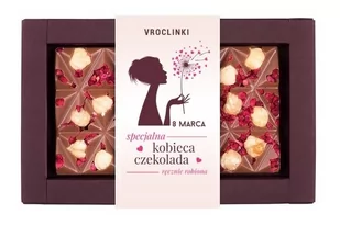 Czekolada mleczna z żurawiną i orzechami laskowymi Dzień Kobiet Vroclinki - Czekolada - miniaturka - grafika 1