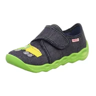 Kapcie damskie - Superfit Bubble kapcie domowe, niebieskie/zielone 8030, 23 EU szerokie, Niebieski, zielony 8030, 23 EU Weit - miniaturka - grafika 1