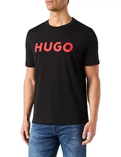 Koszulki męskie - HUGO koszulka męska dolive, New - Black001, XS - grafika 1