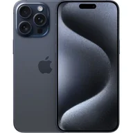 Telefony OUTLET - Smartfon APPLE iPhone 15 Pro Max 256GB 5G 6.7" 120Hz Tytan Błękitny (CPO) - miniaturka - grafika 1