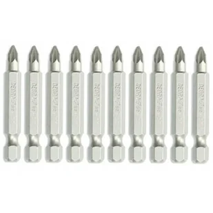 Dedra Końcówki wkrętakowe Pozidriv PZ2x50mm 10szt pudełko plast 18A05PZ21-10 18A05PZ21-10 - Bity - miniaturka - grafika 1
