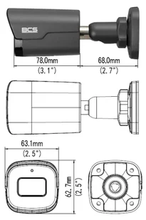 Inteligentna kamera zewnętrzna IP BCS-P-TIP22FSR4-AI1-G ANALITYKA STARLIGHT MIKROFON IR40 ALARM MICROSD - Kamery IP - miniaturka - grafika 2