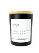 Świece - Świeca sojowa biała i czarna czekolada – czarna, zapachowa, ręcznie robiona - miniaturka - grafika 1
