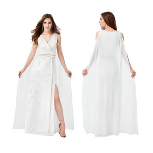 Strój Greckiej Bogini Dla Kobiet Przebranie Na Karnawał Halloween M - Stroje karnawałowe - miniaturka - grafika 1