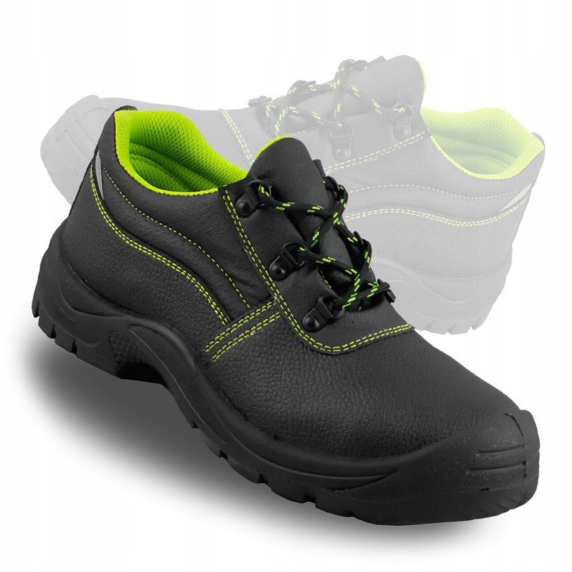 BUTY ROBOCZE OCHRONNE PÓŁBUTY MĘSKIE SKÓRA BEZ PODNOSKA 01