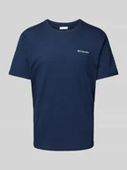 Koszulki męskie - T-shirt z wyhaftowanym logo - miniaturka - grafika 1