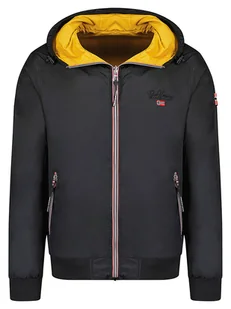 Geographical Norway Dwustronna kurtka przejściowa "Arrivial" w kolorze czarno-żółtym - Kurtki męskie - miniaturka - grafika 1