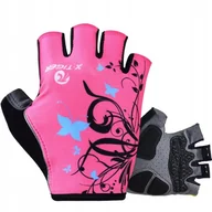 Rękawiczki rowerowe - RĘKAWICZKI KOLARSKIE DAMSKIE KRÓTKIE Z ŻELEM TERMO - miniaturka - grafika 1