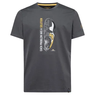 Koszulka męska La Sportiva Solution T-Shirt M Rozmiar: M / Kolor: szary - Koszulki sportowe męskie - miniaturka - grafika 1