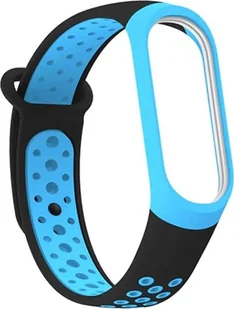 Beline pasek Mi Band 3/4 design czarno-niebieski/black-blue - Akcesoria do smartwatchy - miniaturka - grafika 2