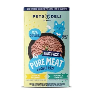 Karma mokra dla kota Adult Pure Meat Multipack Chicken & Duck 6x85 g - Mokra karma dla kotów - miniaturka - grafika 1