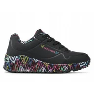 Buty trekkingowe damskie - Buty na co dzień młodzieżowe SKECHERS UNO LITE - miniaturka - grafika 1