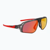 Okulary przeciwsłoneczne - Okulary przeciwsłoneczne Nike Flyfree M matt anthracte/ red mirror/ clear WYSYŁKA W 24H 30 DNI NA ZWROT - miniaturka - grafika 1