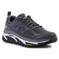 Buty sportowe męskie - Buty Skechers Arch Fit Road Walker-Recon M 237333-CHAR granatowe - miniaturka - grafika 1