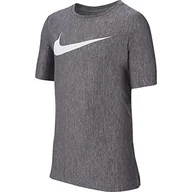Koszulki i topy damskie - Nike Unisex Dzieci B Nk Dry Ss Top T-shirt czarny/biały XS - miniaturka - grafika 1