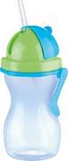 Shakery i bidony sportowe - Tescoma Butelka dziecięca ze słomką BAMBINI 300 ml, zielony, niebieski 668172-54 - miniaturka - grafika 1